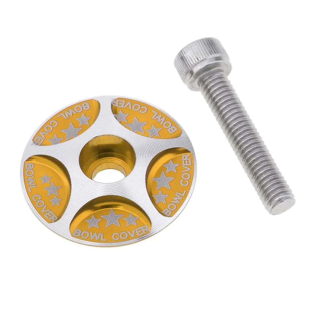 Bike Stem Top Cover Parts Headset Screws for Mountain Road