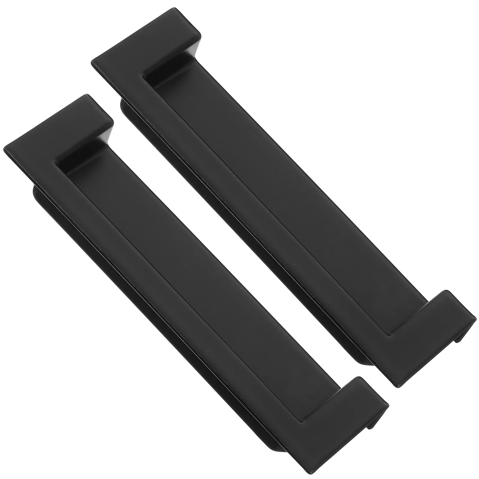 

2 Pcs Kitchen Cabinet Sliding Door Concealed Handle Knob Zinc Alloy Pulls Hidden