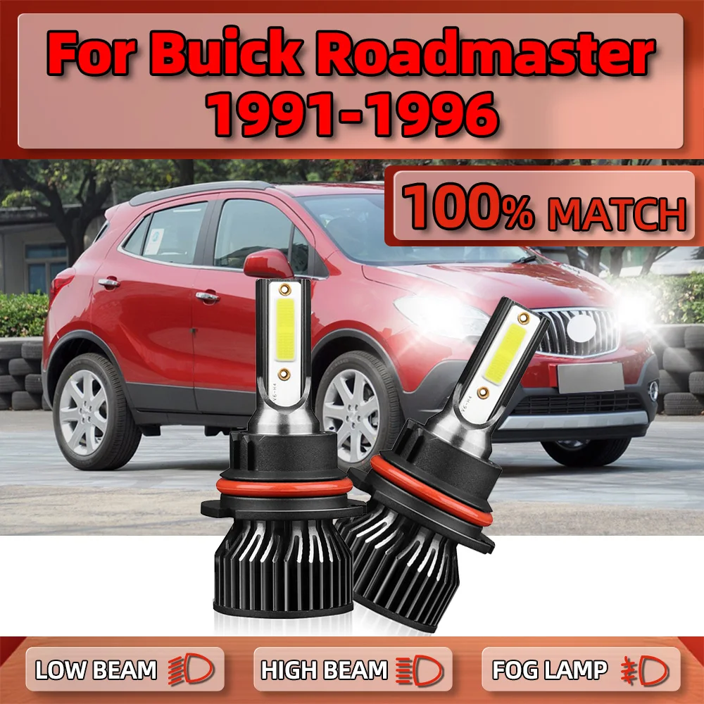 

LED Canbus 20000LM Car Headlights Bulbs 6000K White 12V Turbo Auto Lamps For Buick Roadmaster 1991 1992 1993 1994 1995 1996