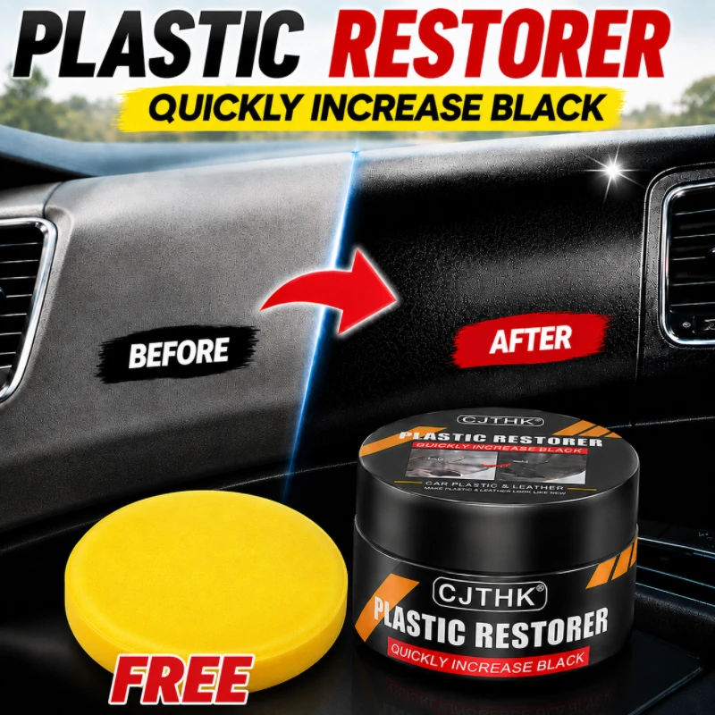 Car Plastic Restorer Back To Black Gloss Auto Interior Leather & Panel Renewal Wax Coating Agent Auto Polish And Repair Coating