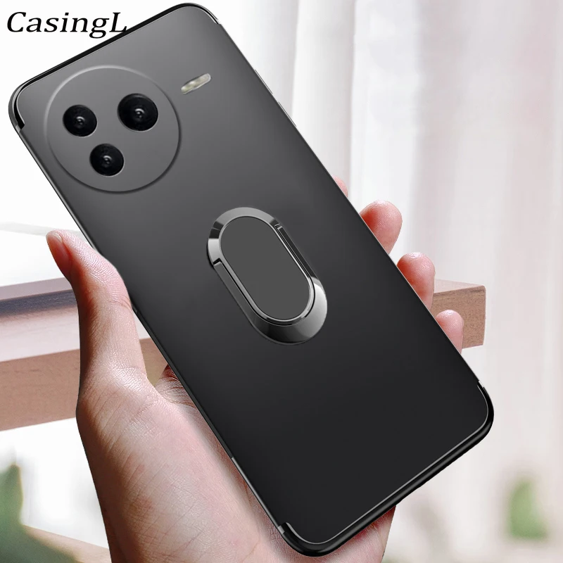 Para Xiaomi Poco F7 Ultra Pro F 7 Xiaomi funda anillo magnético a prueba de golpes carcasa de silicona para Xiaomi Poco F7 Pro Ultra contraportada