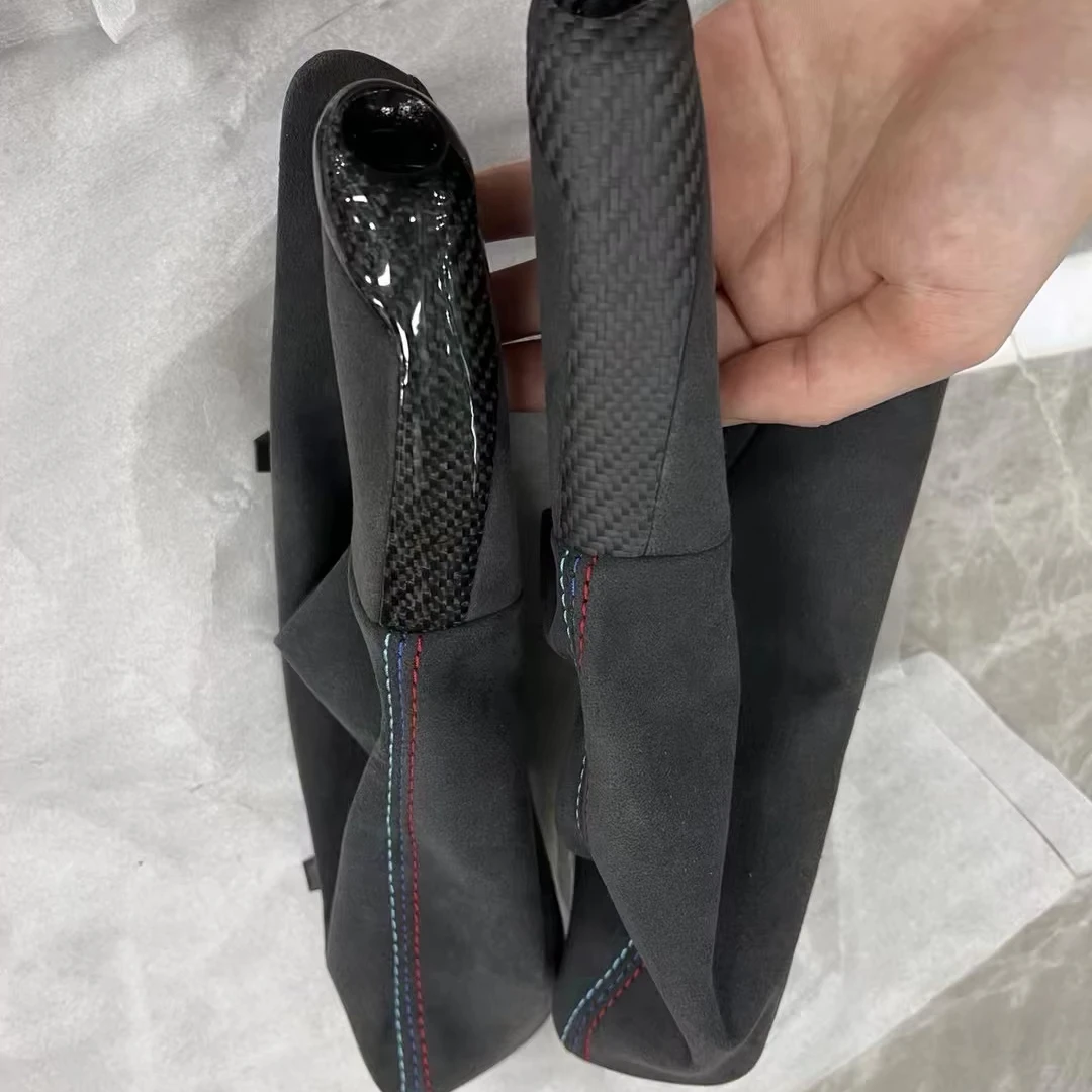 

Car Handbrake Handle Left Hand Drive Carbon Brake with Alcantara F30 F31 F32 F33 F36 F80 F81 F82 F83 F84