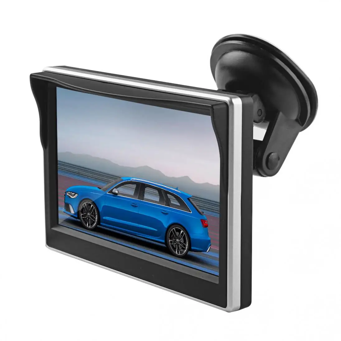 5 Inch TFT LCD Digital Car Rear View Monitor LCD Display with Front Diaphragm + 420 TVL Backup Reverse Rearview Camera