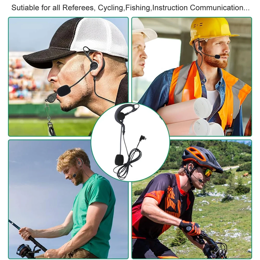 Intercomunicador de árbitro de fútbol con interfaz tipo C, auriculares para Vnetphon EJEAS V4/V6C, accesorios para Walkie Talkie Full Duplex, 10/4/1 Uds.