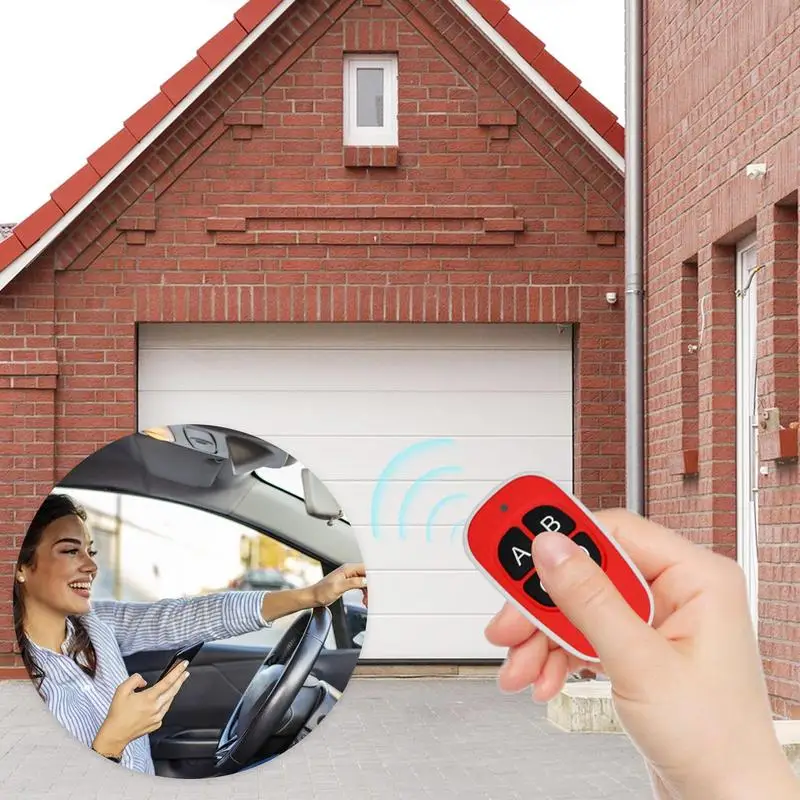 Remote Key Duplicator 433MHZ Programmable Garage Door Opener Wireless Key Duplicator 4 Keys Gate Remote Control Door Fans