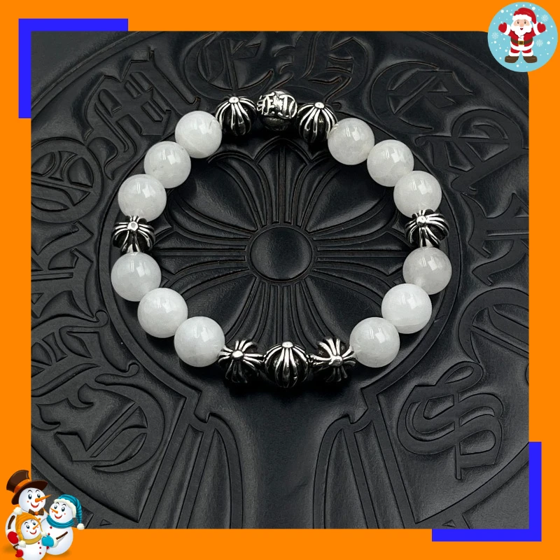 Tide Brand Bracelet, Male and Female Couples Bracelet, Obsidian Opal Retro Personalized Niche Bracelet.