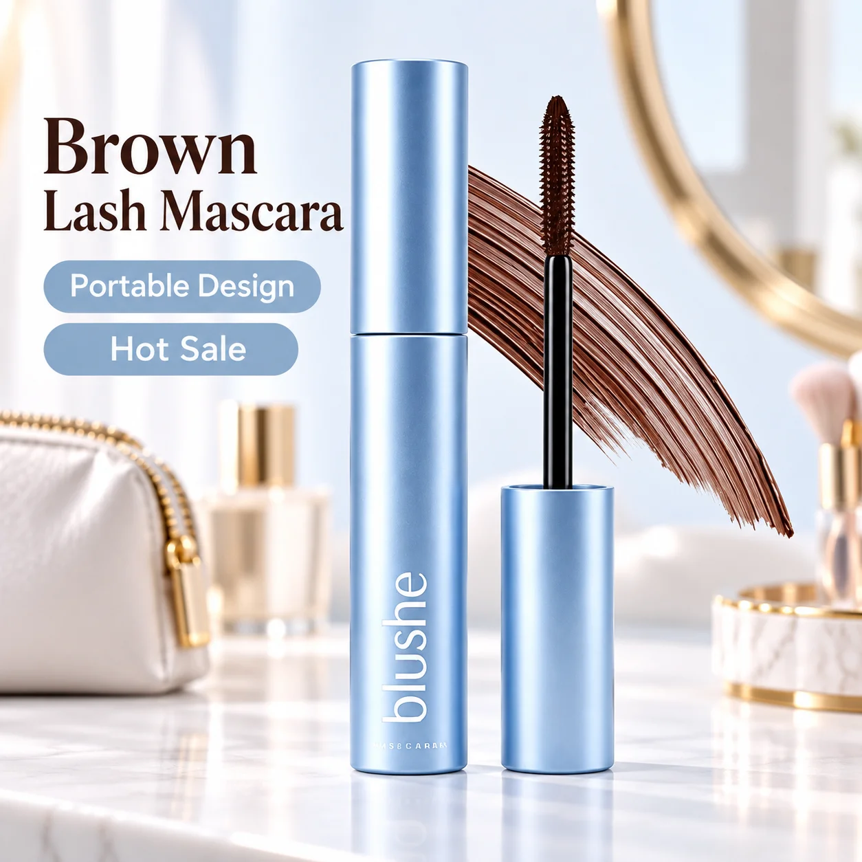 Lengthening Lengthening Brown Mascara Long Wear Lash Enhancing Formula with Natural Brown Color Soft Volume and Clump Free Eye Makeup Finish - Aliexpress Deal