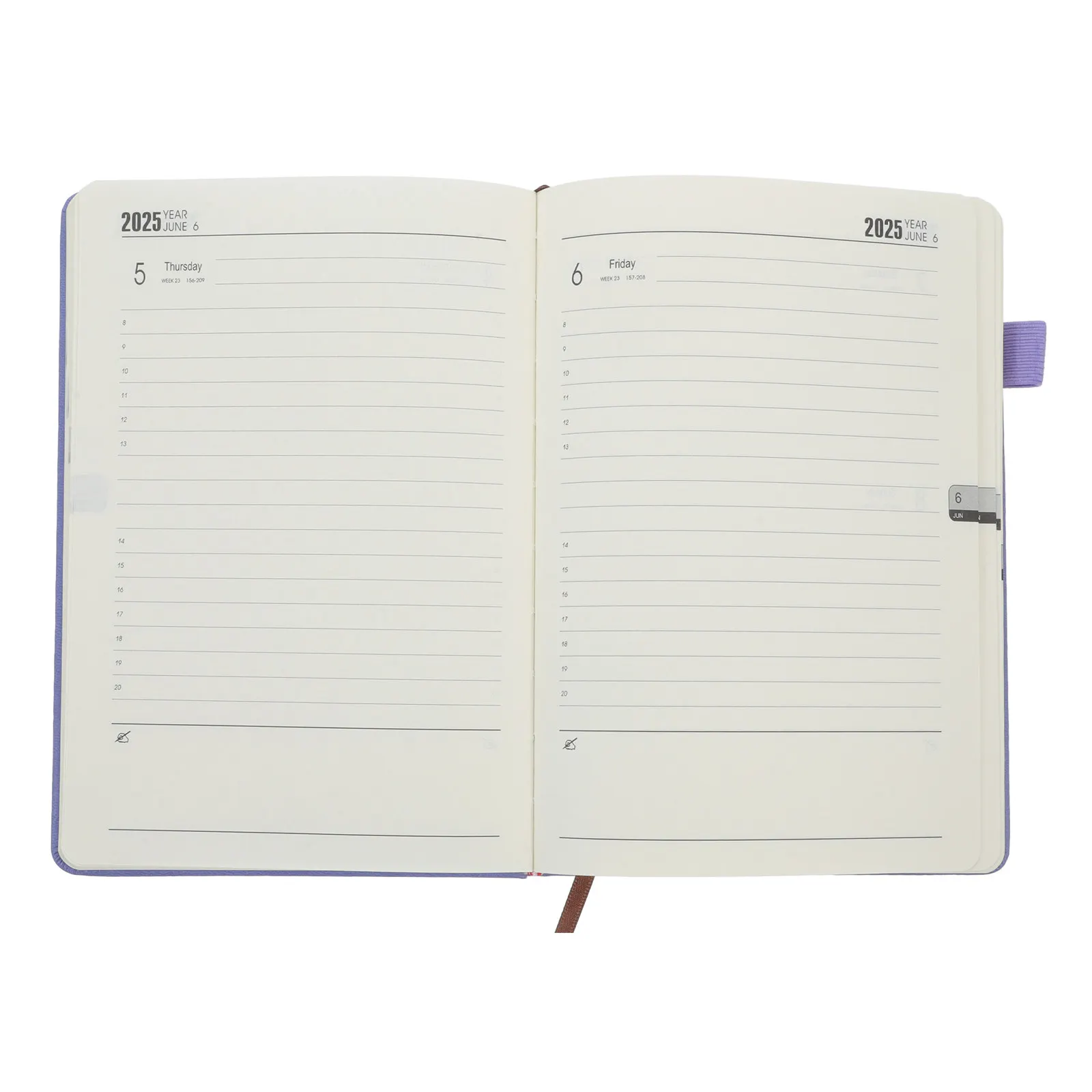 

Portable Academic Planner A5 Multi-Function Note Book Office Accessory for Scheduling and Journaling Household Organizer