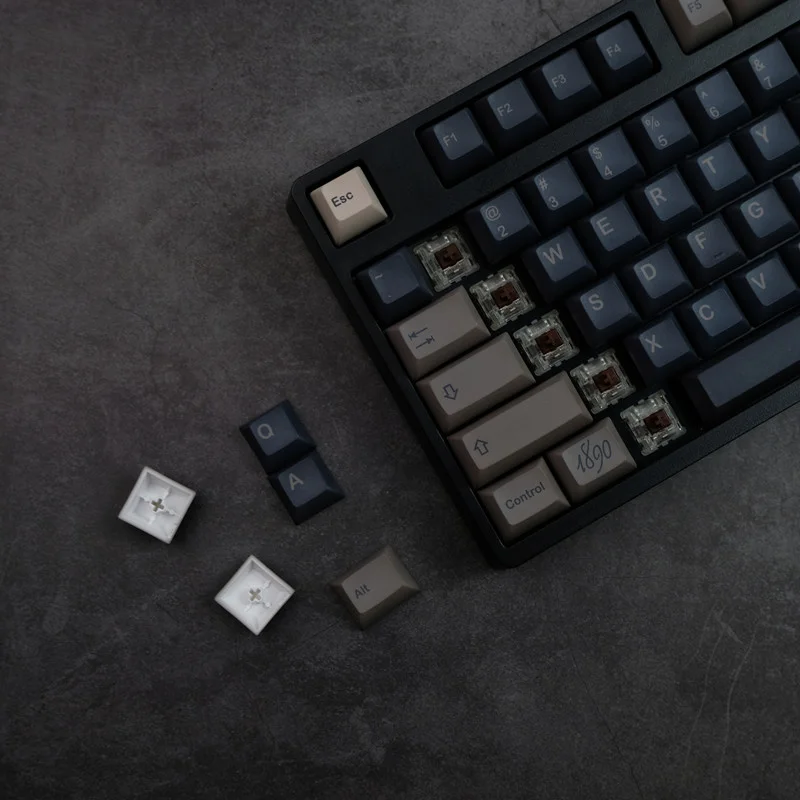 GMK Boulder-teclas de sublimación para teclado mecánico GH60/GK61/GK64, Material PBT, perfil KCA, 140 teclas