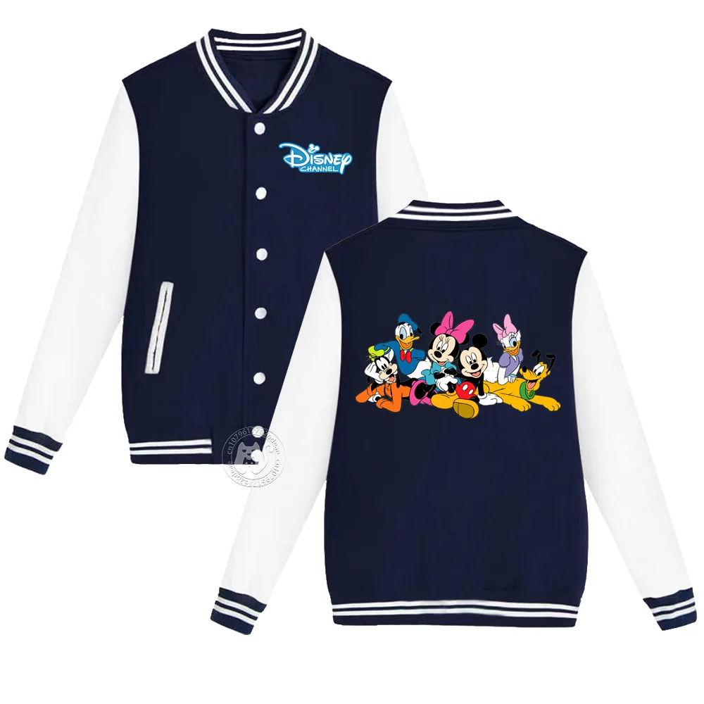 

Disney Fall/Winter Kids Baseball Uniform Mickey Mouse Print for boys and girls 2-14 years old Thickened warm stylish coat tops