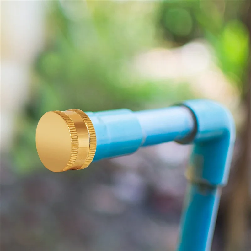 

A26I-3/4Inch Brass Garden Hose Cap With Washers, 4 Pack