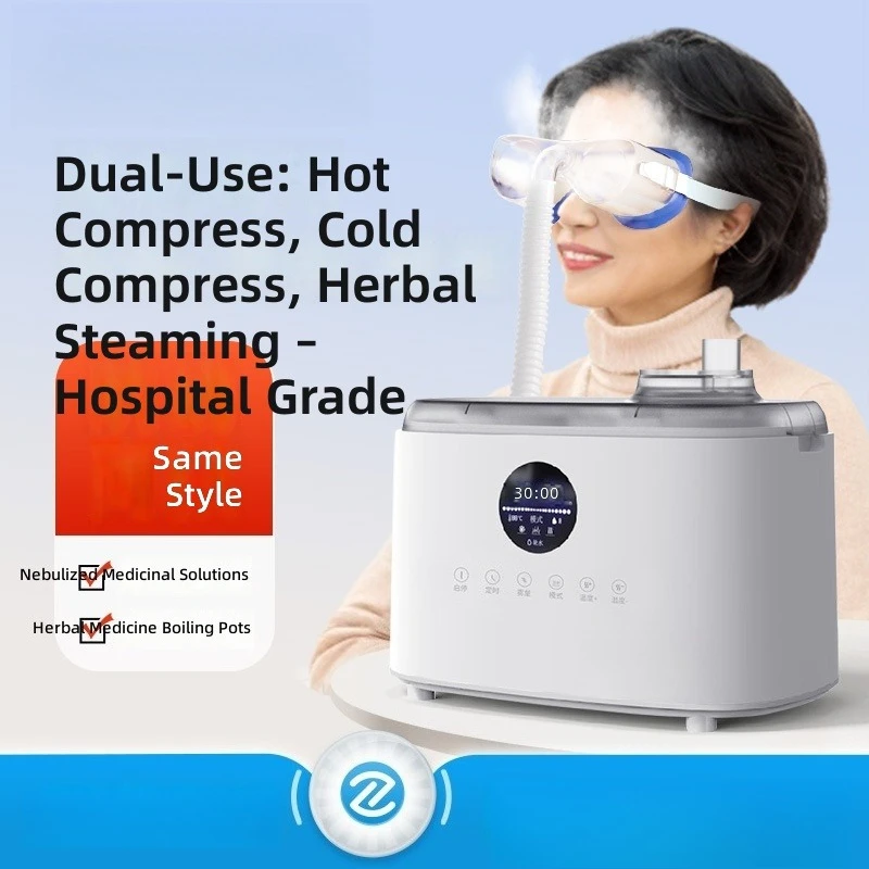 

Eye Steam Vaporizer for Dry Eyes, Warm Compress&Nebulization Therapy Device, Portable Eye Humidifier,Eye Soothing Mist Machine