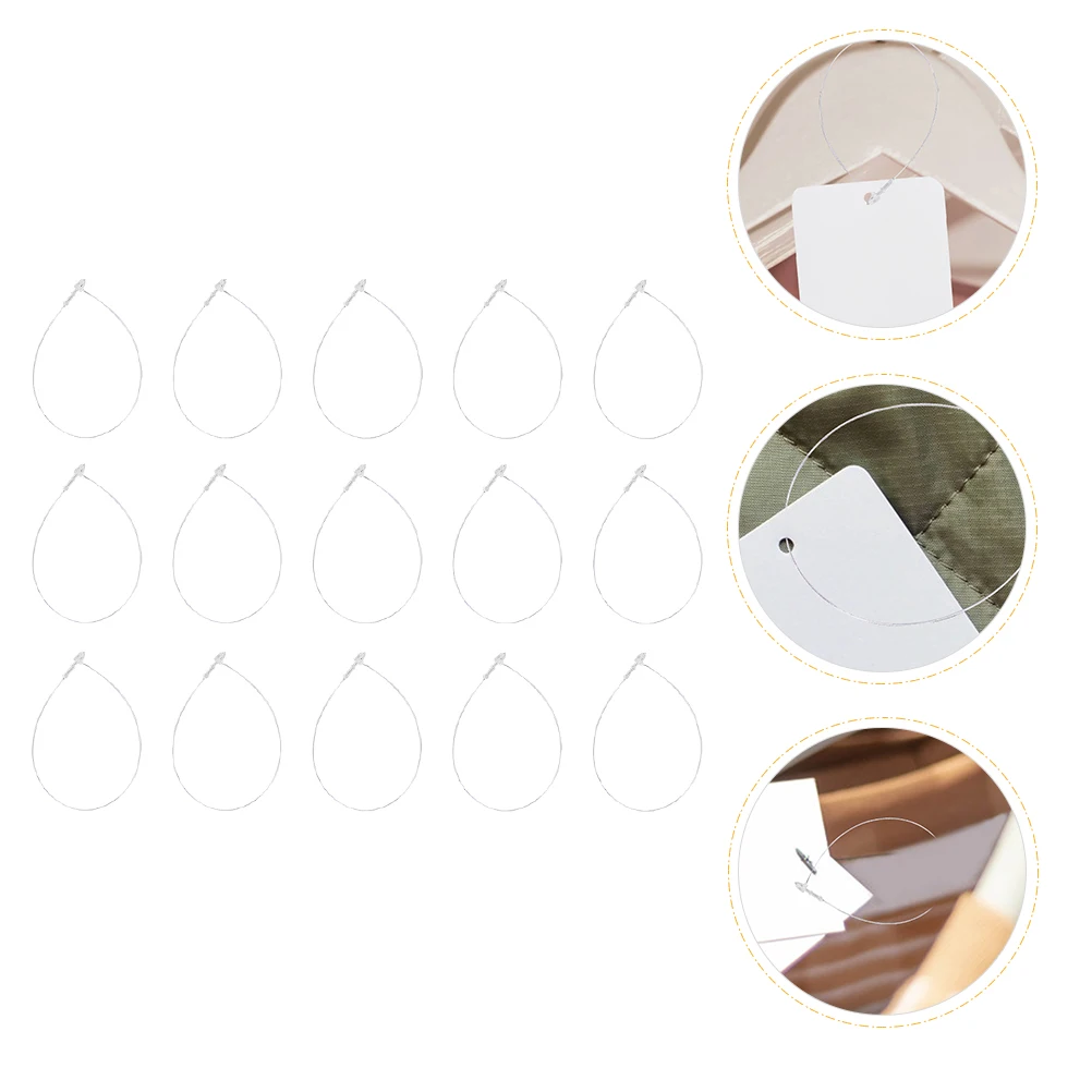 

5000 Pcs Spring Lock Tag Thread Glue Needle Clothing Labels Plastic Gift Hanger Ropes