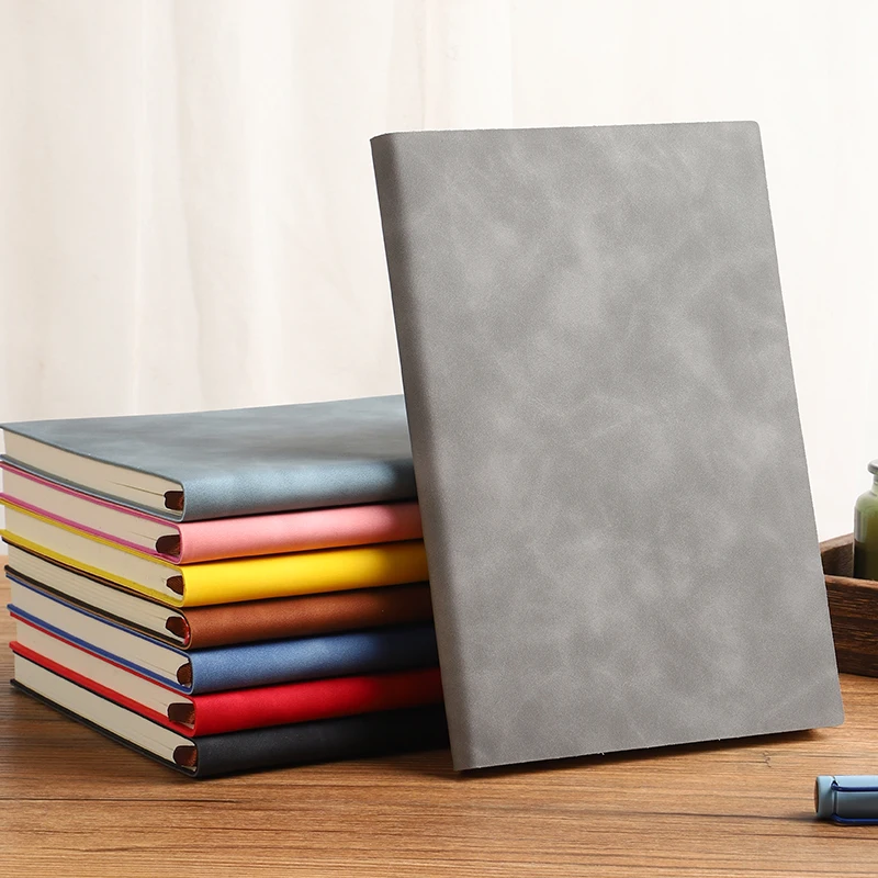 A5 PU Leather Notebook, Exercise Book, Diary, Meeting Minutes, Business Notebook, Available in 8 Colors, Wholesale in Stock