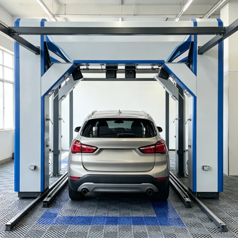 360 Touchless Automatic Car Wash Machine Brushless High Pressure Foam Spray Equipment for Commercial Vehicle Cleaning
