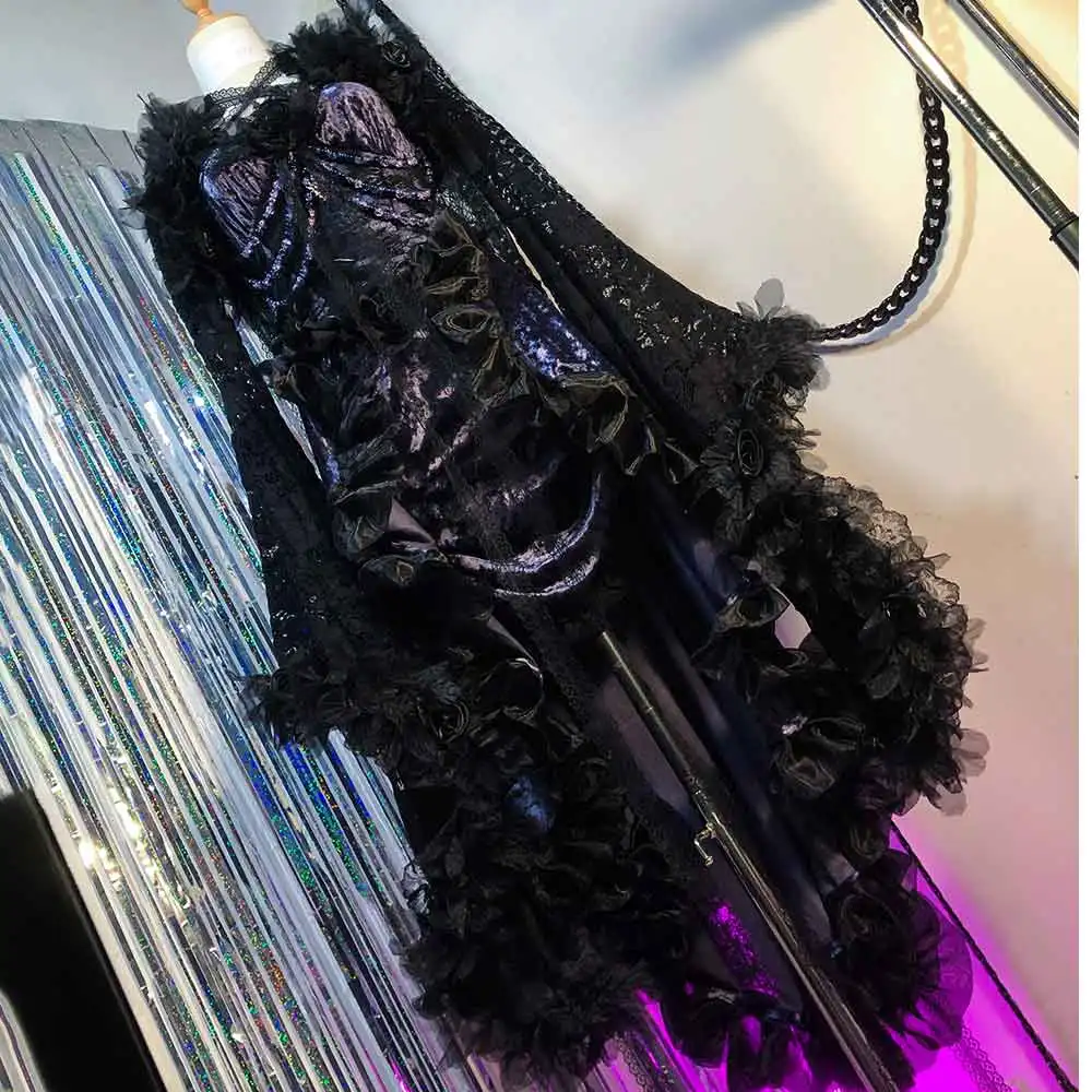 

Ручная работа: Эко-цветы для подростков в стиле Y2K, кавайный эмо-бант, готика 90-х, уличная мода Харадзюку, готическое платье, топы в стиле панк-рок и гранж