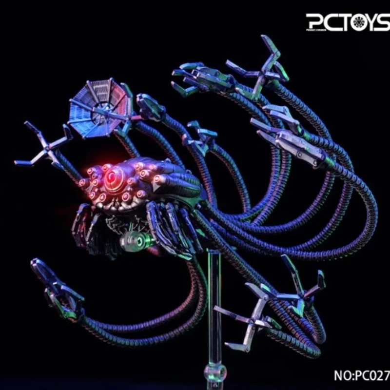 Pctoys Pco27 1/12 Scale Classic Movie Matrix Mechanical Octopus Can Emit Light Full Set 6inch Action Figures Body Doll In Stock