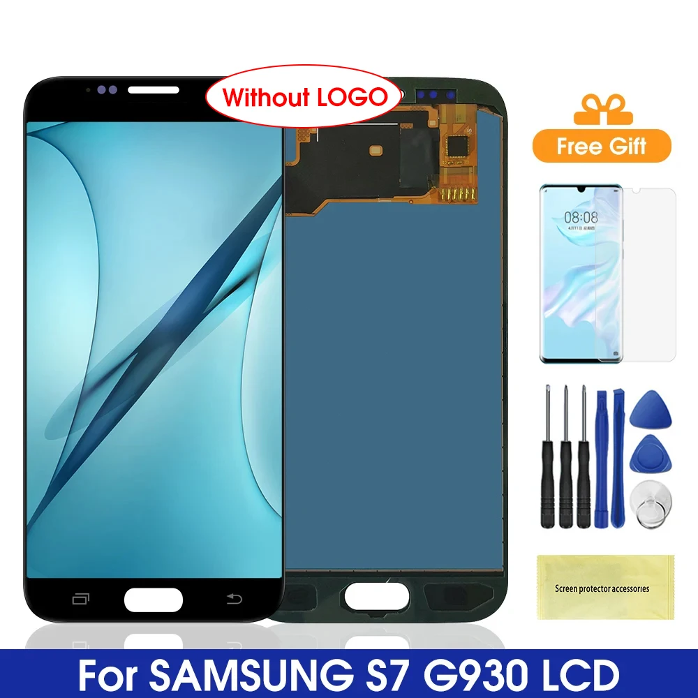 Display Screen for Samsung Galaxy S7 G930 G930F G9300 Lcd Display Touch Screen Digitizer Assembly Replacement