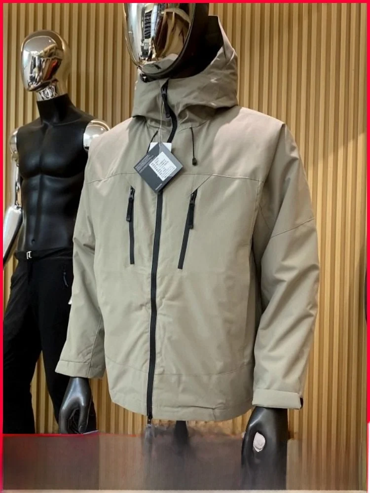 

Waterproof Windproof Cotton Jaet Hooded ex Winter Outdoor Warm Versatile Faionable Zipper Decoration Polyester Fiber