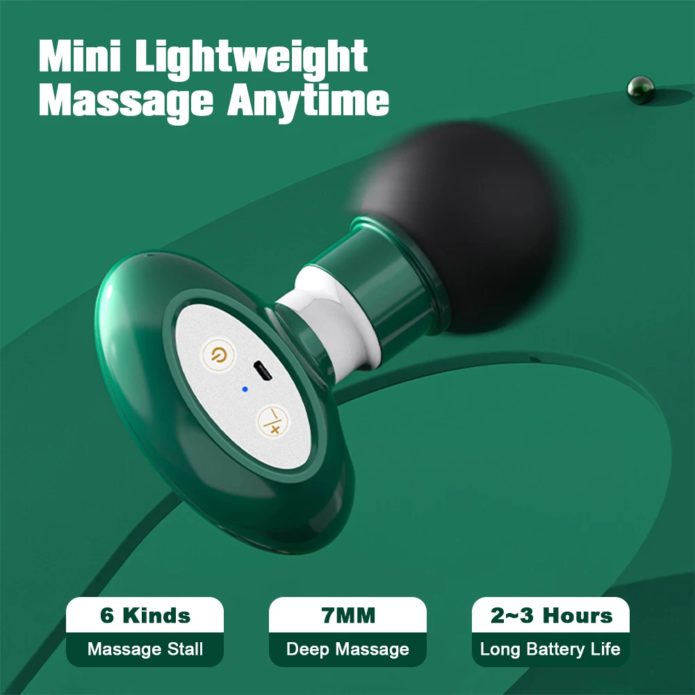 Mini Fascial Gun Multi Functional Fitness Muscle Membrane Machine Muscle Relaxation Massager Potable Shock Relaxation Tool