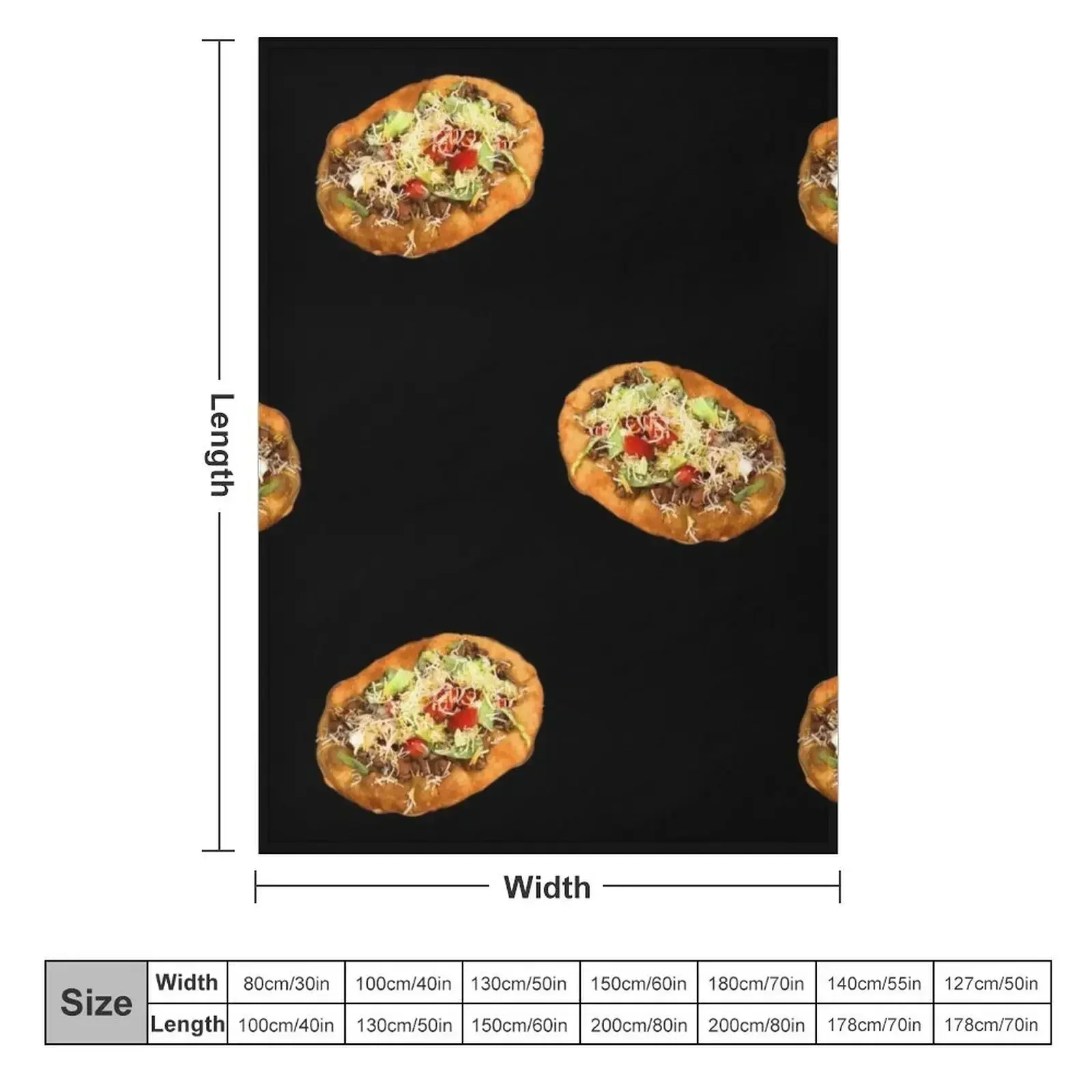 NDN Taco Throw Blanket Beautifuls Winter beds Custom Large Personalized Gift Shaggy Blankets