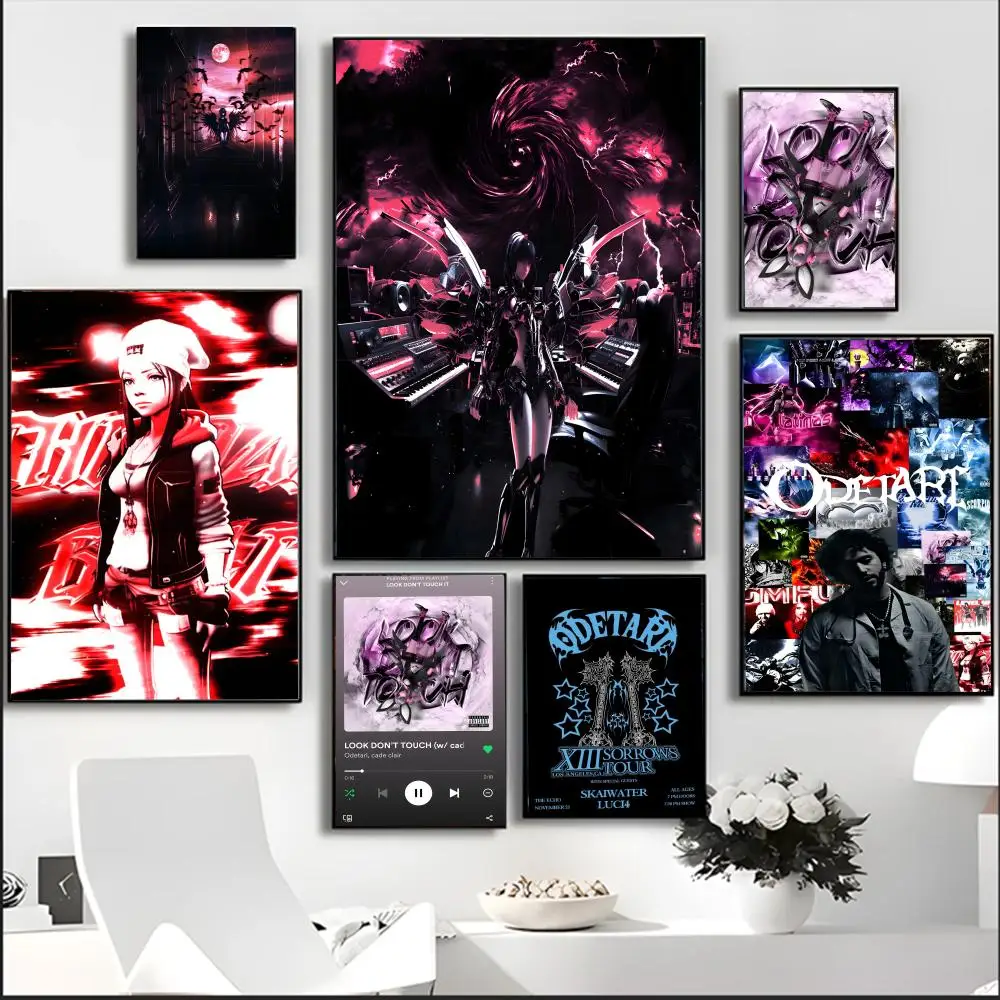 Ode Nation الهيب هوب المغني Mahmoud Odetari ملصق ملصق جدار يطبع لغرفة المعيشة غرفة نوم مكتب هدية تزيين المنزل #1