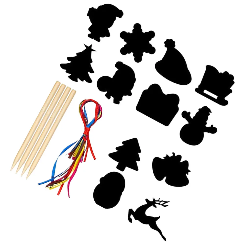 1 مجموعة 1 مجموعة عيد الميلاد خدش ورقة لتقوم بها بنفسك عدة كشط اللوحة بطاقات لقضاء عطلة هدايا الحفلات الزخرفية الحرفية الفن لوازم عيد الميلاد