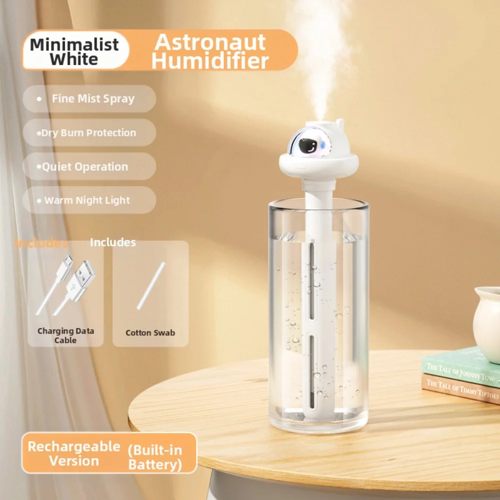 Colorful Lights Mute Desktop Atomizer Home Use Vehicle Use Compatible With Mineral Water Flexible Power Options