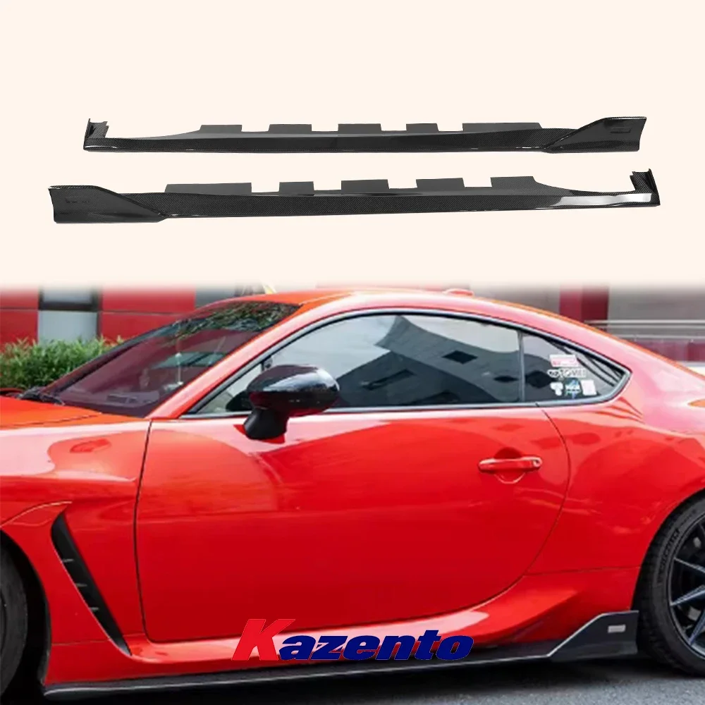 

Для Toyota 2022-2023 GR86 BRZ ZD8 TM стиль боковые юбки из углеродного волокна добавляются на пару