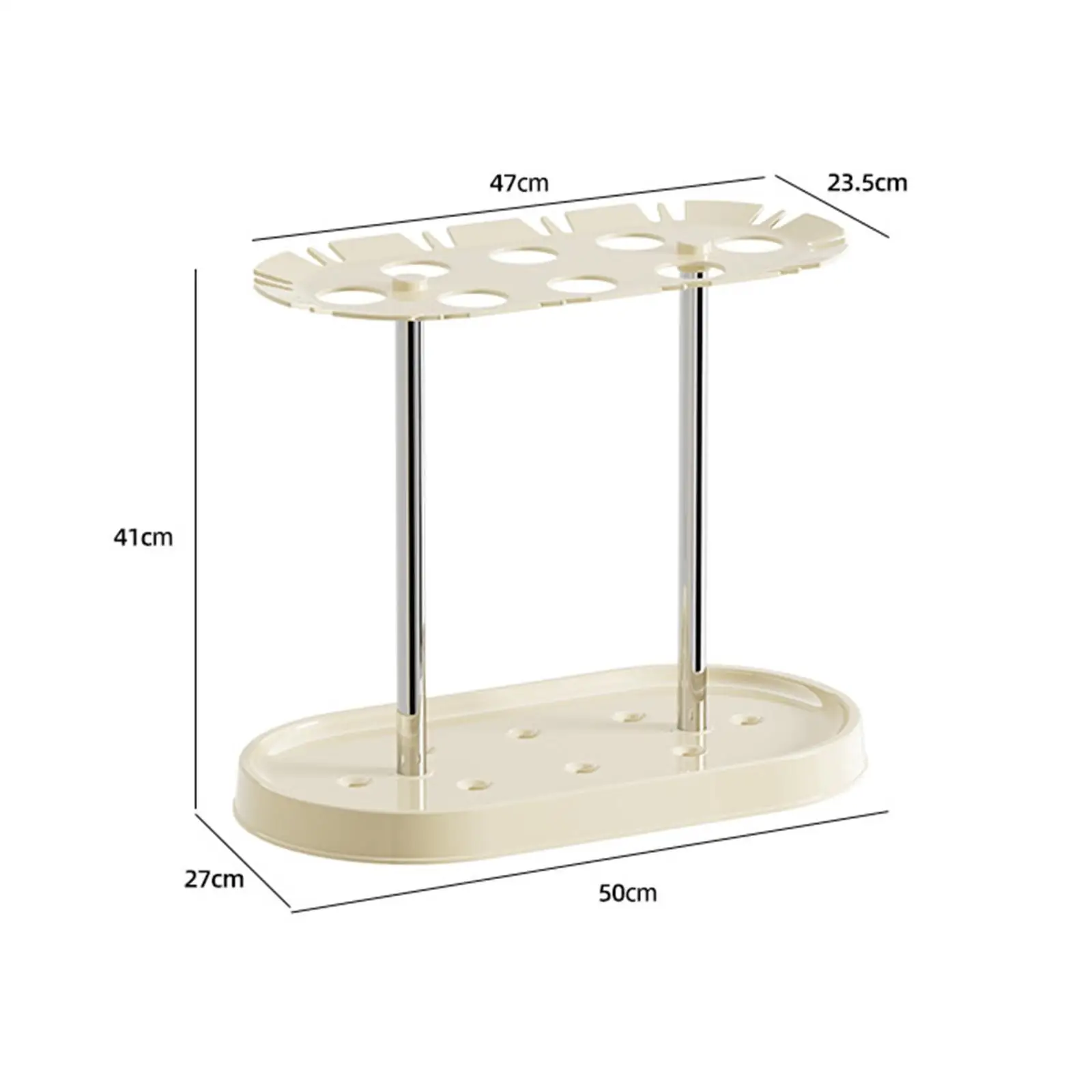 Suporte de guarda-chuva Rack de armazenamento multiuso moderno para entrada de pátio de corredor