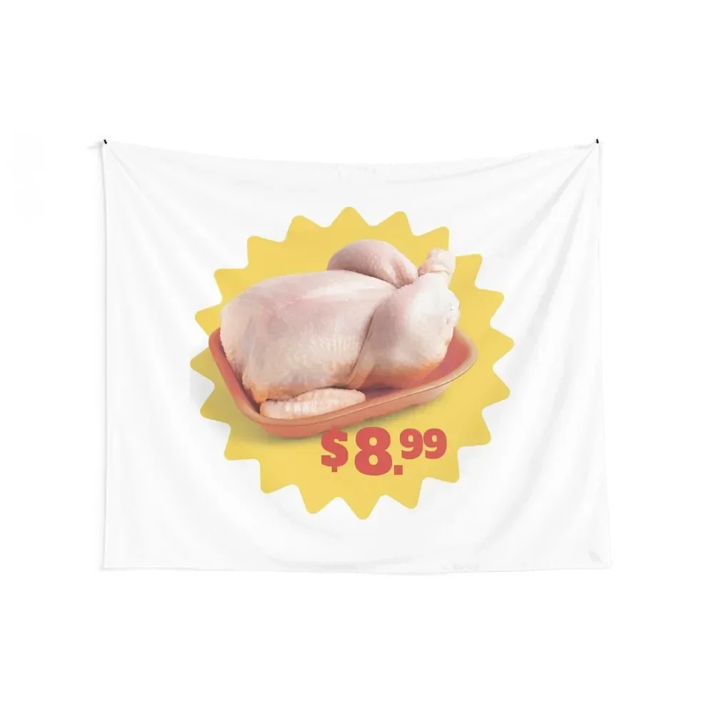 Chicken Supermarket Ads Tapestry Room Decorating Aesthetic Wallpaper Bedroom Tapestry