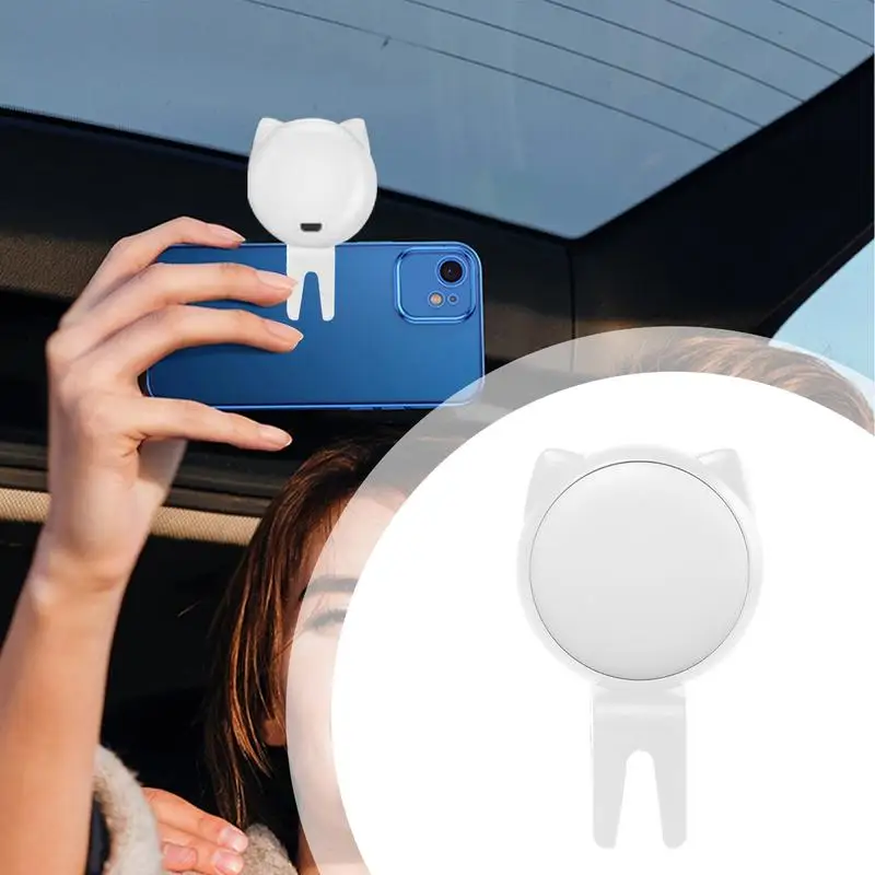 Luz de Selfie con Clip para teléfono, oreja de gato, 3 modos, anillo de luz para Selfie, luz de relleno para teléfono, anillo de luz para Selfie alimentado por batería para tableta