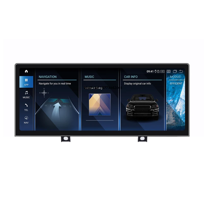 12.3 Inch Ultra-thin 8 Core CPU Android 14 Autoradio Navigation for 5 Series G30 Upgrade Screen Android Auto Carplay
