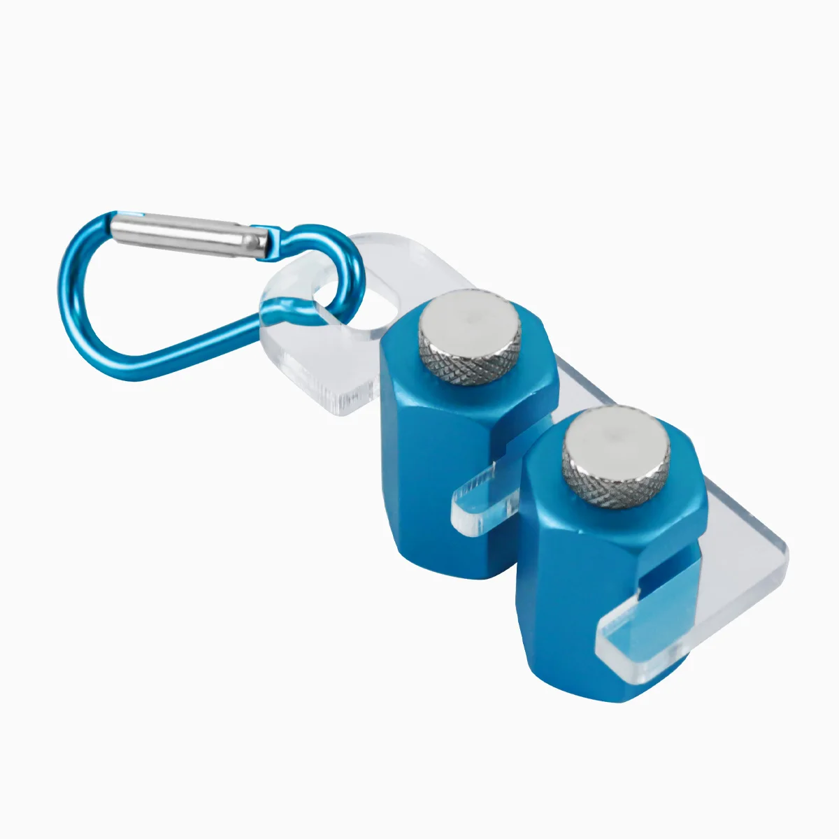 1 Paar Rahmenquadrat mit Halter – Karabiner, Treppenmessgeräte, Knöpfe, Rahmenwerkzeug, Sparrenlehre für Treppenstringer-Layout-Werkzeug – Detail 2