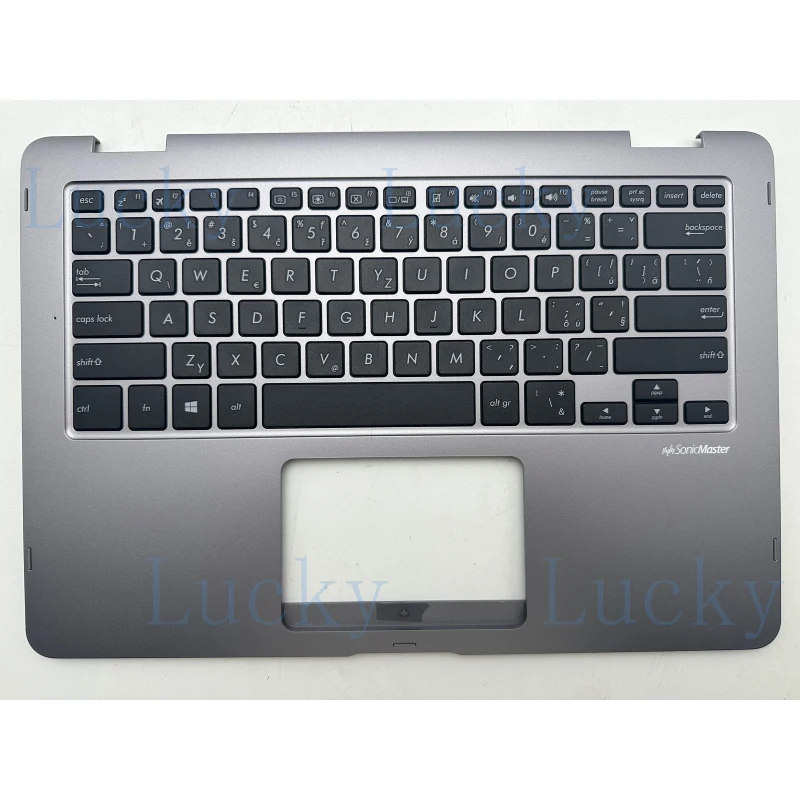 f   Palmrest Keyboard for ASUS TP401NA TP401CA TP401CAE TP401MA silver