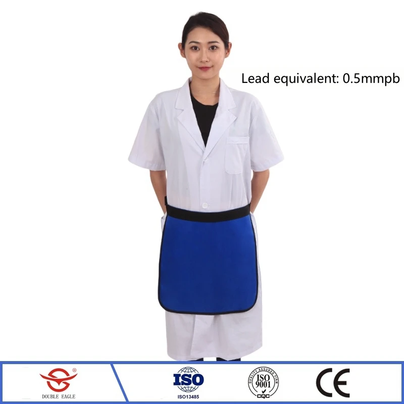 Radiological protection 0.5mmpb square lead half apron radiology department nuclear radiation protective lead accessories