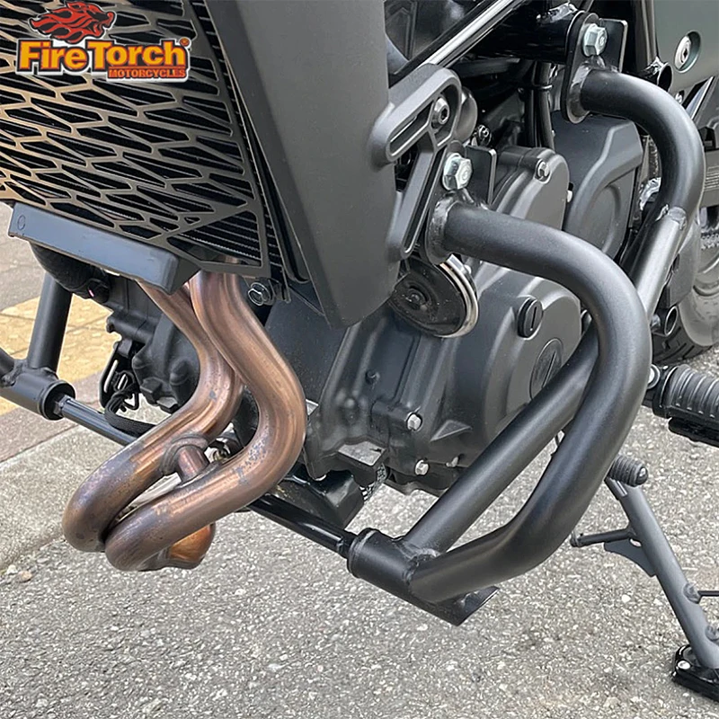 Fotografia 5: Para kawasaki eliminador se 400 500 450 e500 e450 2023 2024 2025 guarda motor barras de acidente rodovia pára-choques quadro barras proteção