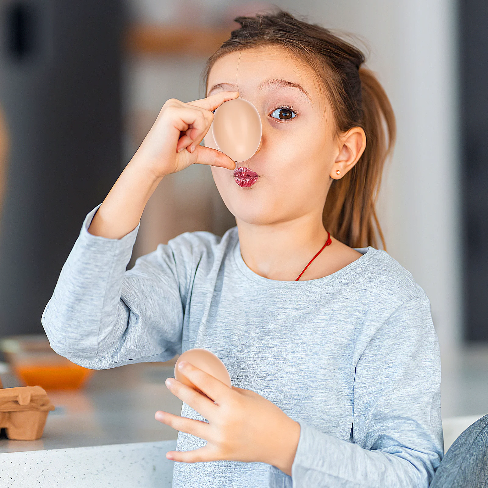 

20Pcs Easter Fake Plastic Eggs DIY Painting Unfinished Craft Supplies for Kids Simulation Egg Decoration Easter Festival