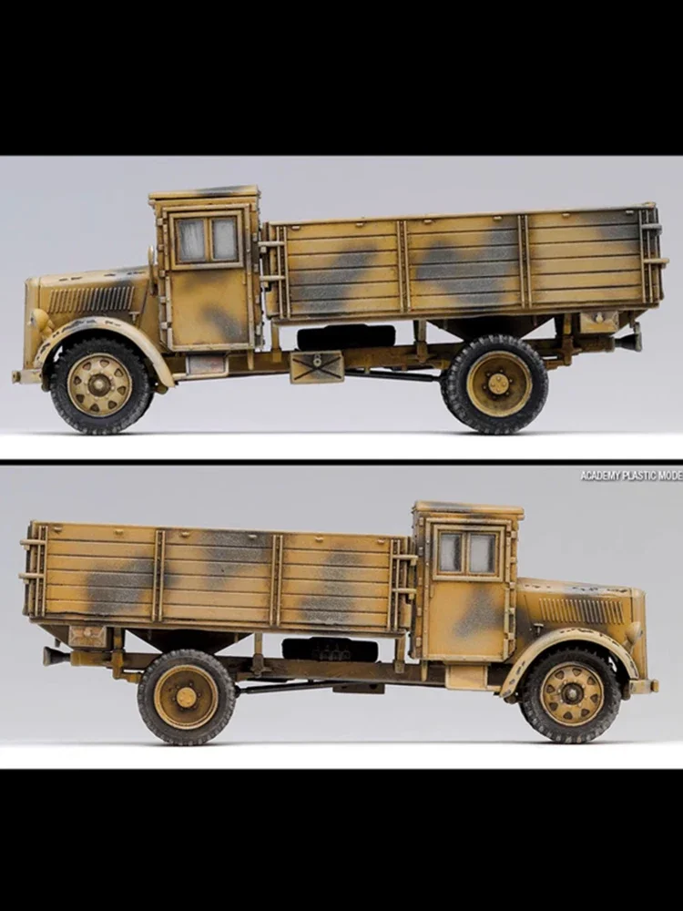 Akademie Montage Modell Kit Opel Transport LKW früh und spät 2 in1