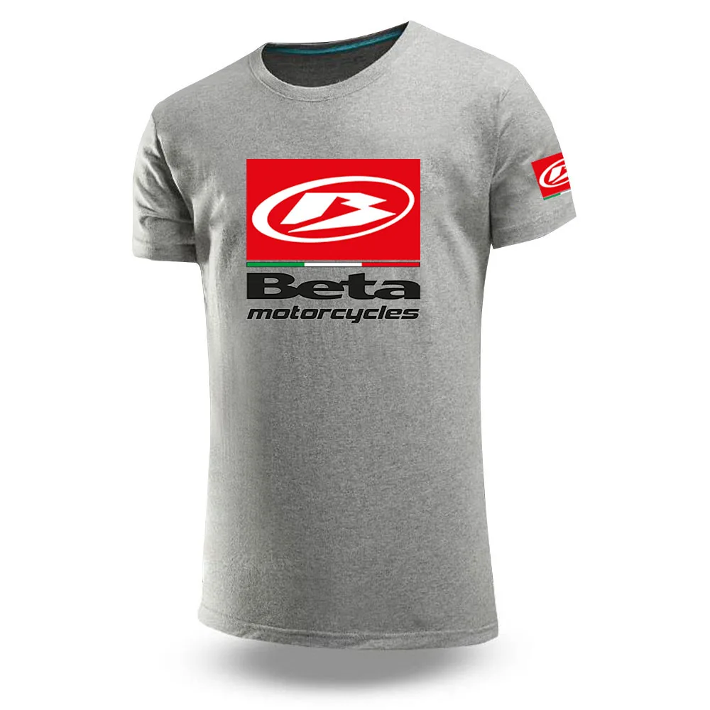 2025 Custom Simple Versatile Summer Men's Beta Racing Motocross Logo Print High Quality Quick Drying Slim Short Sleeve T-shirt