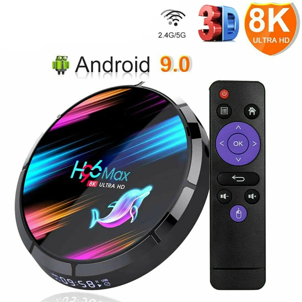 

Dual WIFI Android 9 Smart Television TV Box 4G 32G 64G 128G Powerful Networks TVBOX Household Medias Player For Television Game