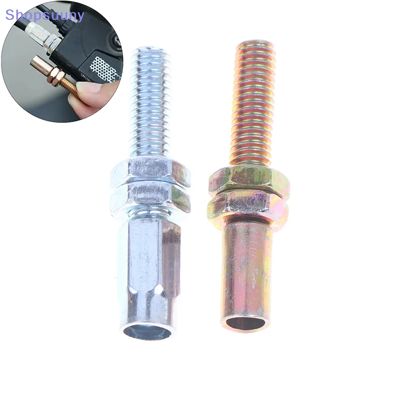 [SU]10Pcs M6 Screws Motorbike Throttle Cable Parts M6 Hollow Screw Throttle Cable Kart Throttle For Agricultural Machinery Tool