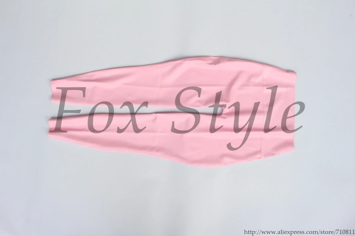 ピンクの女の子用ぴったりフィットラテックスレギンス