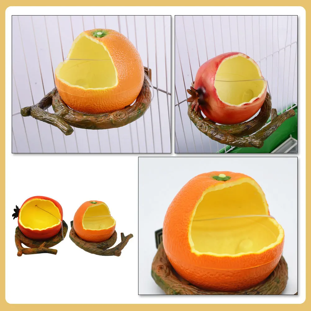 2 szt. Miska na karmę do zawieszenia, pojemnik na karmę dla papugi, chomika, królika, klatka, narzędzie do karmienia ptaków, kubek na wodę dla ptaków, przenośny