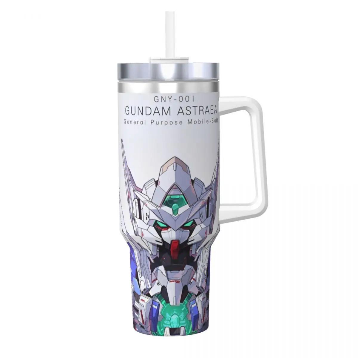 Gundam Tumbler Cold Drink Water Bottle Leakproof Stainless Steel Thermal Mug Custom DIY Travelist Mugs Cup