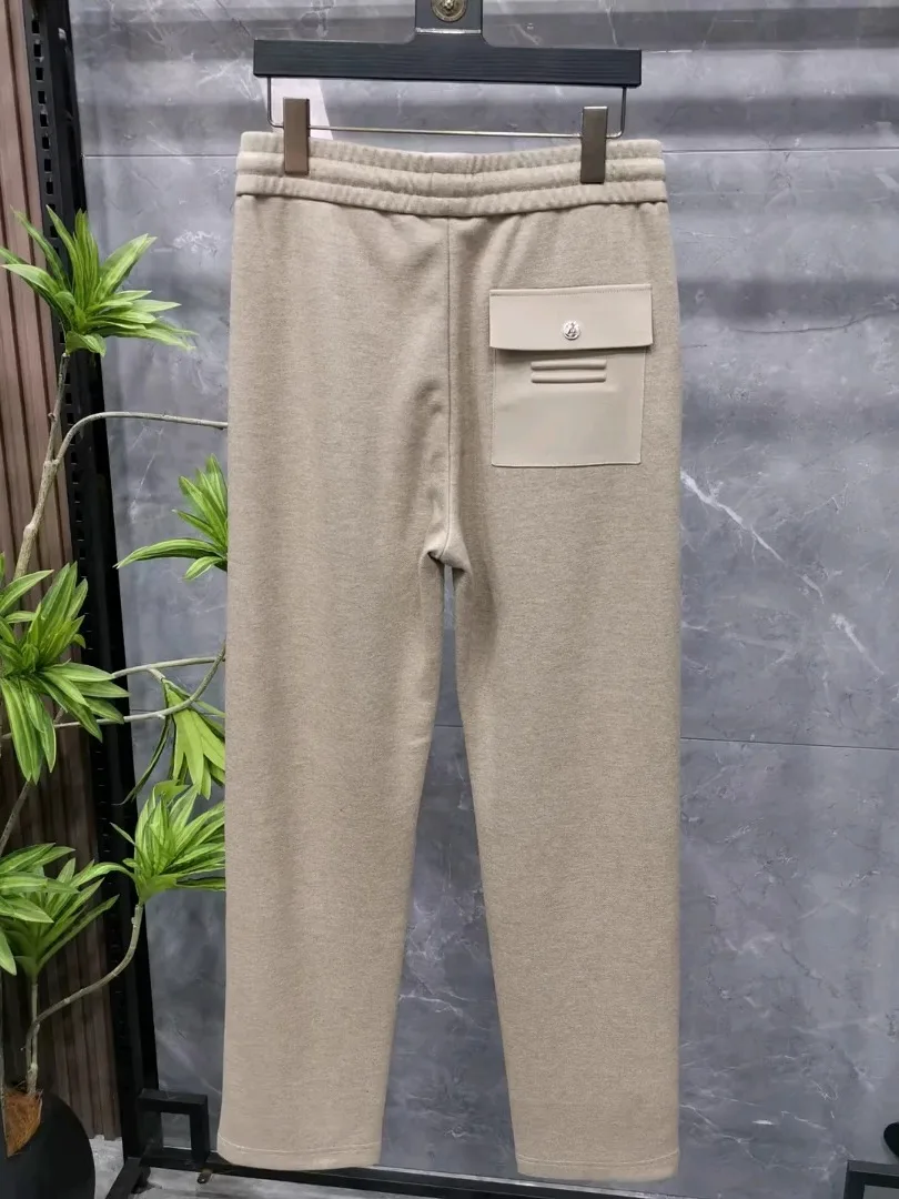 

Высококачественные крутые мужские повседневные брюки Busin, Новое поступление, осенне-зимние прямые брюки со средней талией и водой