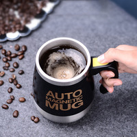 450ml Electric Self Stirring Magnetic Stainless Steel Coffee Mug Coffee Milk Mixing Cup Blender Lazy Smart Mixer Thermal Cup