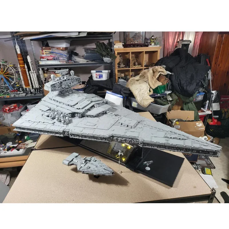 

MOC-23104 ISD Intimidator 77525 Spaceship Building Block Model19579Parts MOC Creative Boy Kids Birthday Building Blocks Toy Gift