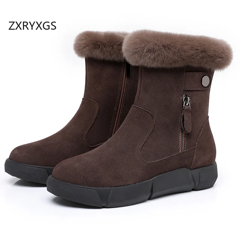 zxryxgs-premiere-couche-peau-de-vache-givree-bottes-de-neige-d'hiver-2025-en-cuir-veritable-grande-taille-bottes-semelle-plate-souple-femmes-bottes-de-mode