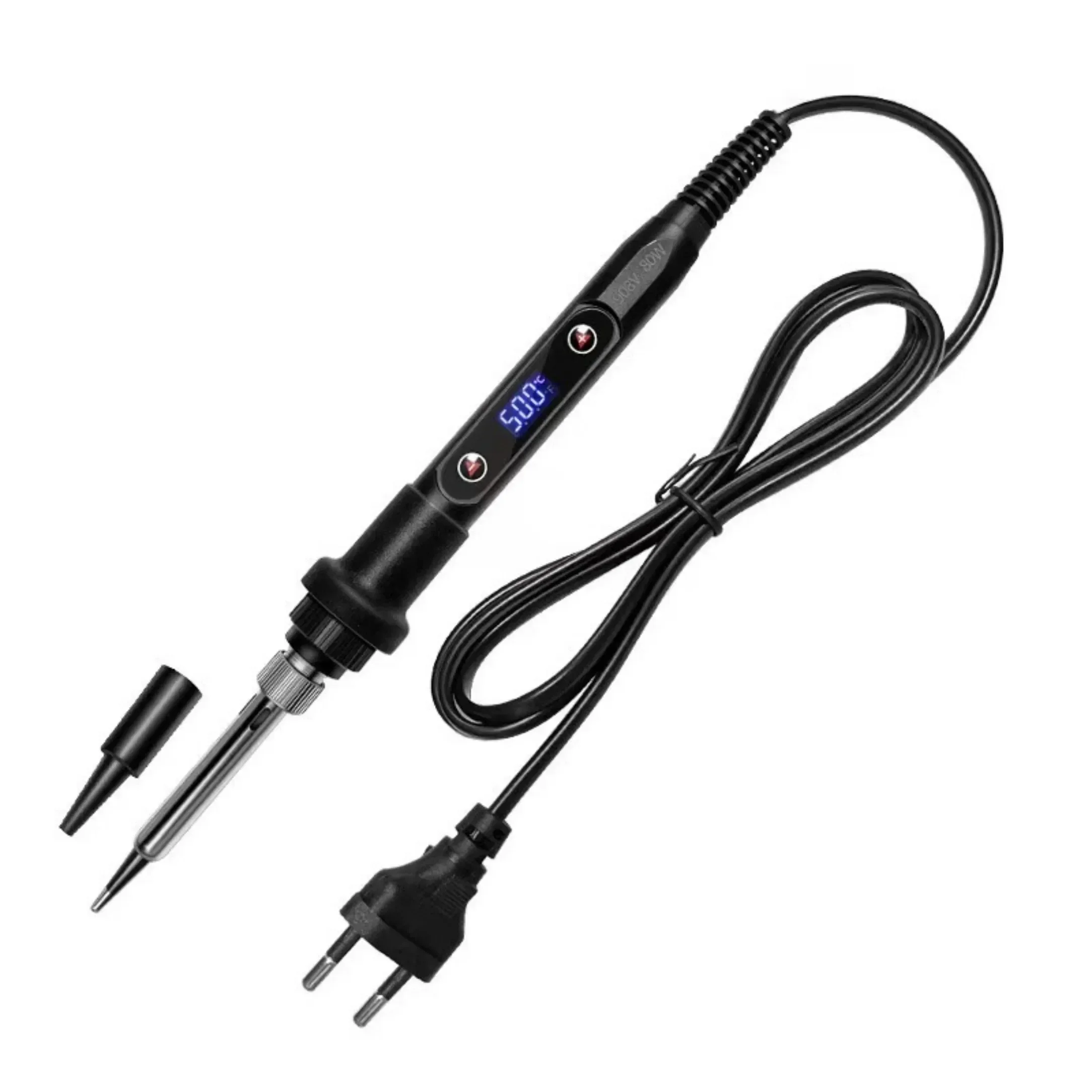 Digital Hair Extension Iron Professional Salon Tool  Installing Mini Keratin Tips Hair Extensions Hair Strands Bonding Equipment